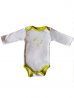 mintás hosszú ujjú bébi body